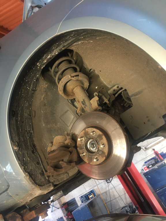 Disc brake repair at DB Autocare Clevedon